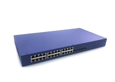 Локальные сети держателя шкафа 10Г 19 дюймов переключают, переключатель 24+4 СФП+ слоя 3 управляемый