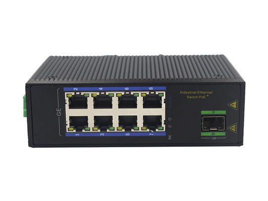 Переключатель IP40 локальных сетей MSG1108P 100Base-T RJ45 1000M PoE промышленный