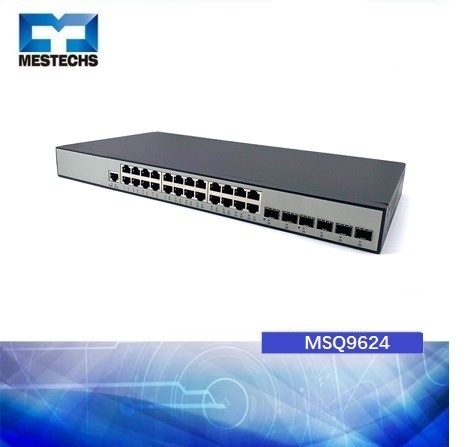 Переключатель 24x управления MSQ9624 2.5G L3 эффективность издержек переключателя 2.5GT + 6x SFP+