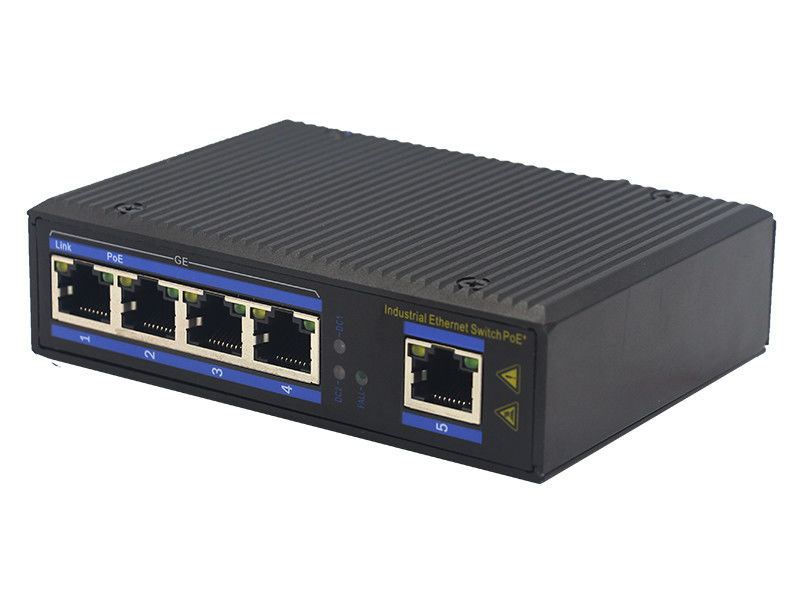 Переключатель MSG1005P 4 локальных сетей гигабита нисходящего канала IP40 100Base-TX PoE